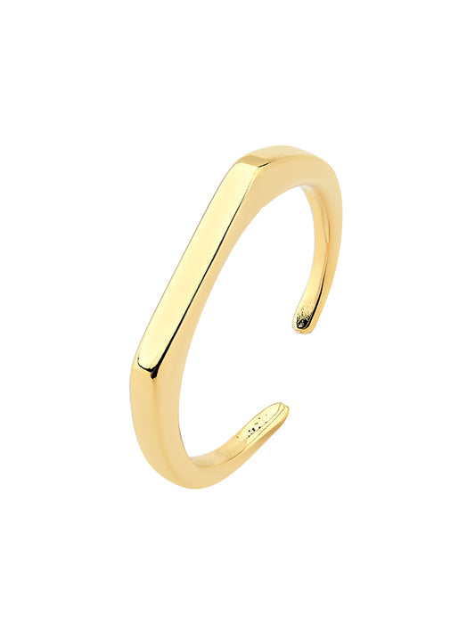18K Gold Plated Fine Line Ring